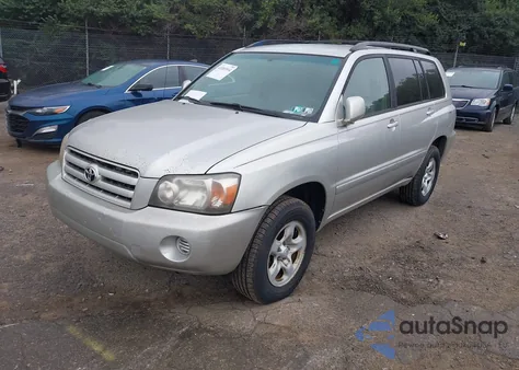 2007 Toyota Highlander V6 z USA, uszkodzony, nr VIN JTEEP21A970194778